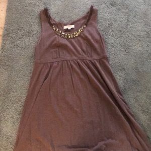 Grey dress with detail